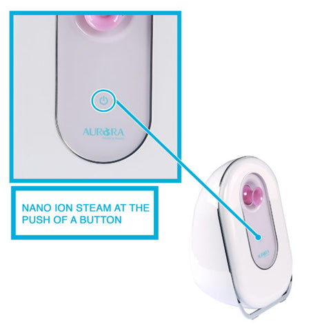 Image of Aurora Health & Beauty Portable Face and Skin Nano Ion Steamer - Decor Dynamics