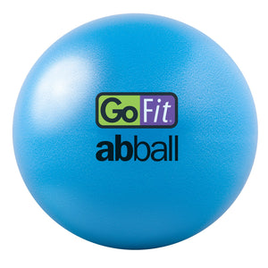 GoFit 20cm Core Ab Ball with Training DVD & Inflation Tube - Blue provides more effective toning for the abs - Decor Dynamics