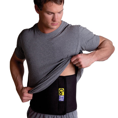 Image of Double Thick Neoprene Waist Trimmer - Black/One Size Fits Most - Decor Dynamics