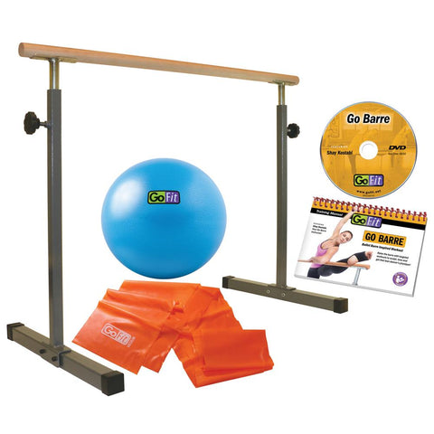 Image of Go Barre workout Ballet Bar included accessories and workout DVD - Decor Dynamics