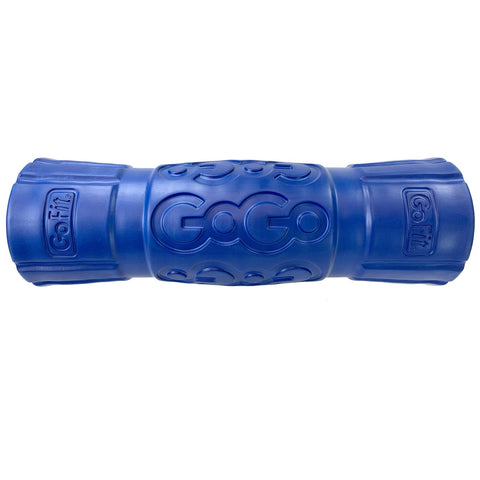 18" Barrel Roller for Massage Deeply-grooved relief "Go" pattern improves blood flow and helps break up knotted muscle tissue - Decor Dynamics