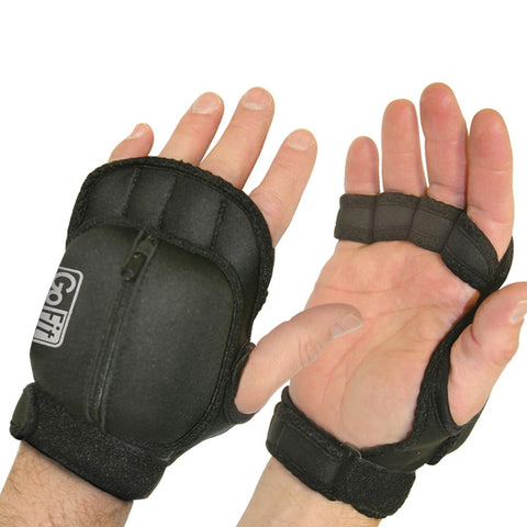 Image of 2lb Weighted Neoprene Adjustable Aerobic Glove, One Size Fits Most (1lb ea) - Decor Dynamics