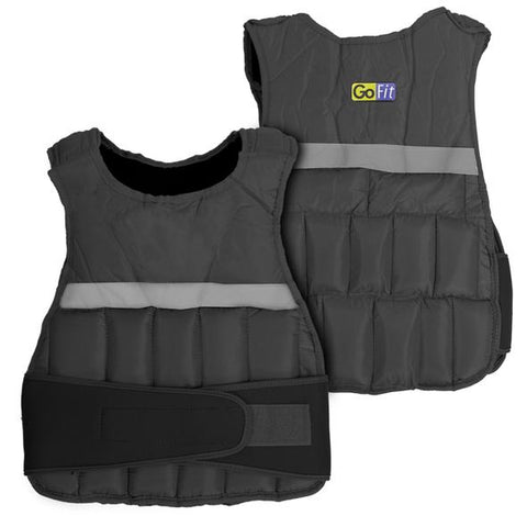 Image of GoFit Adjustable Weighted Vest is perfect to add during any strength and aerobics workout.  Fit both men and women - Decor Dynamics