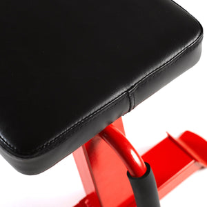 Lifeline Heavy-Duty Flat Weight Bench - Great for General Weight Training - Decor Dynamics