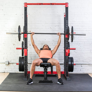 Lifeline C1 Pro Half Rack for Olympic Weight Lifters and Functional Training Athletes - Decor Dynamics
