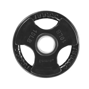 Lifeline Impact-Resistant Olympic Rubber Grip Plates - For Consistent Training and Balanced Loads - Decor Dynamics