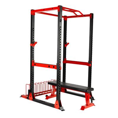 Image of Lifeline C1 Pro Power Squat Rack System - For Heavy Powerlifting and Bodyweight Training. - Decor Dynamics