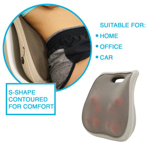 Aurora Health & Beauty Lumbar Massager Cushion with 8 Massage Nodes - Decor Dynamics