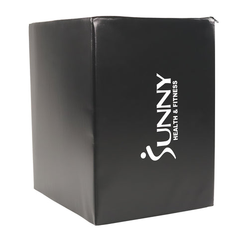 Sunny Health & Fitness 3-in-1 Foam Plyo Box  - Portable with Slip-Resistant Surface - Decor Dynamics