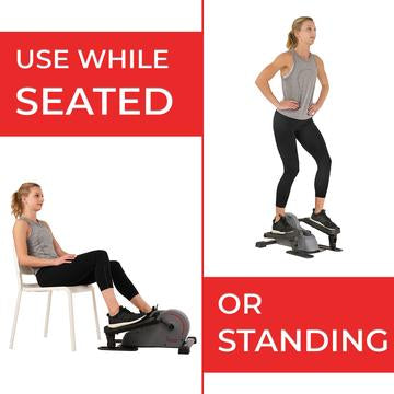 Image of Sunny Health & Fitness Portable Stand Up Elliptical - Decor Dynamics