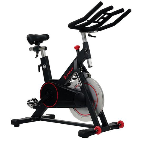 Image of Sunny Health & Fitness Magnetic Belt Drive Indoor Cycling Bike with High Weight Capacity and Tablet Holder - Decor Dynamics