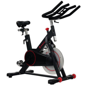 Sunny Health & Fitness Magnetic Belt Drive Indoor Cycling Bike with High Weight Capacity and Tablet Holder - Decor Dynamics