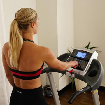 Image of Sunny Health & Fitness T4400 Treadmill w/ Manual Incline and LCD Display - Decor Dynamics